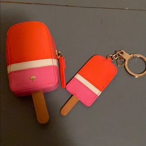 Kate Spade Flavor of the Month coin purse&keychain